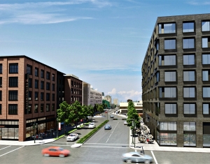 luxury apartments The South Market District rendering