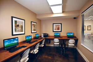 The Crescent Club free internet terminals for residents
