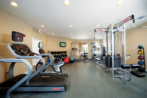 Fitness center at The Preserve