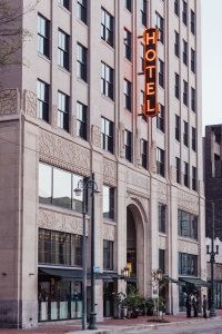 Signage for the Ace Hotel