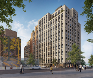 Exterior rendering of Elara in Queens, NY